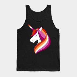 Lesbian Unicorn Tank Top